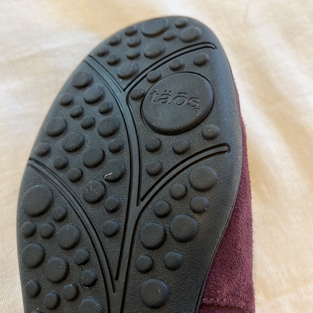Taos Center Peace purple suede slip on shoe - Picture 7 of 12